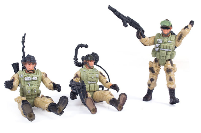 Zestaw figurek żołnierze do zabawy w wojsko